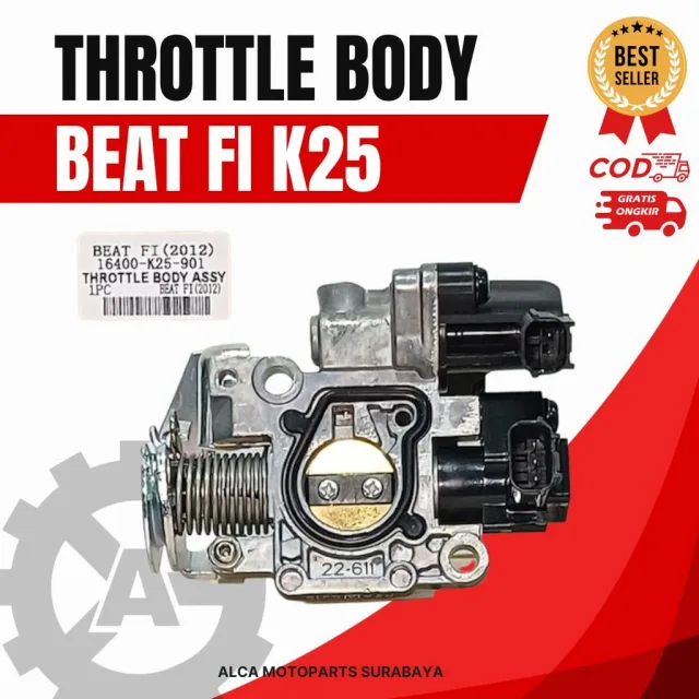 THROTTLE THROTEL BODY ASSY BEAT FI 2012 K25