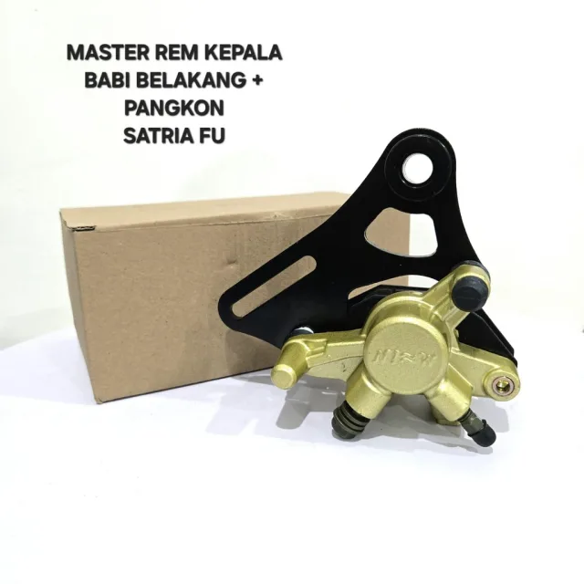 MASTER REM BAWAH KALIPER ASSY BELAKANG KEPALA BABI SATRIA FU 150 + PANGKON