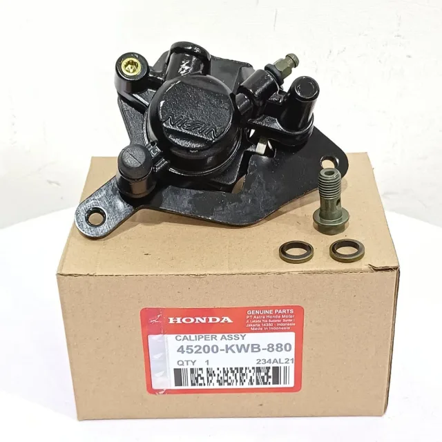 KALIPER CALIPER MASTER REM BAWAH ASSY KEPALA BABI DEPAN REVO ABSOLUTE BLADE KWB