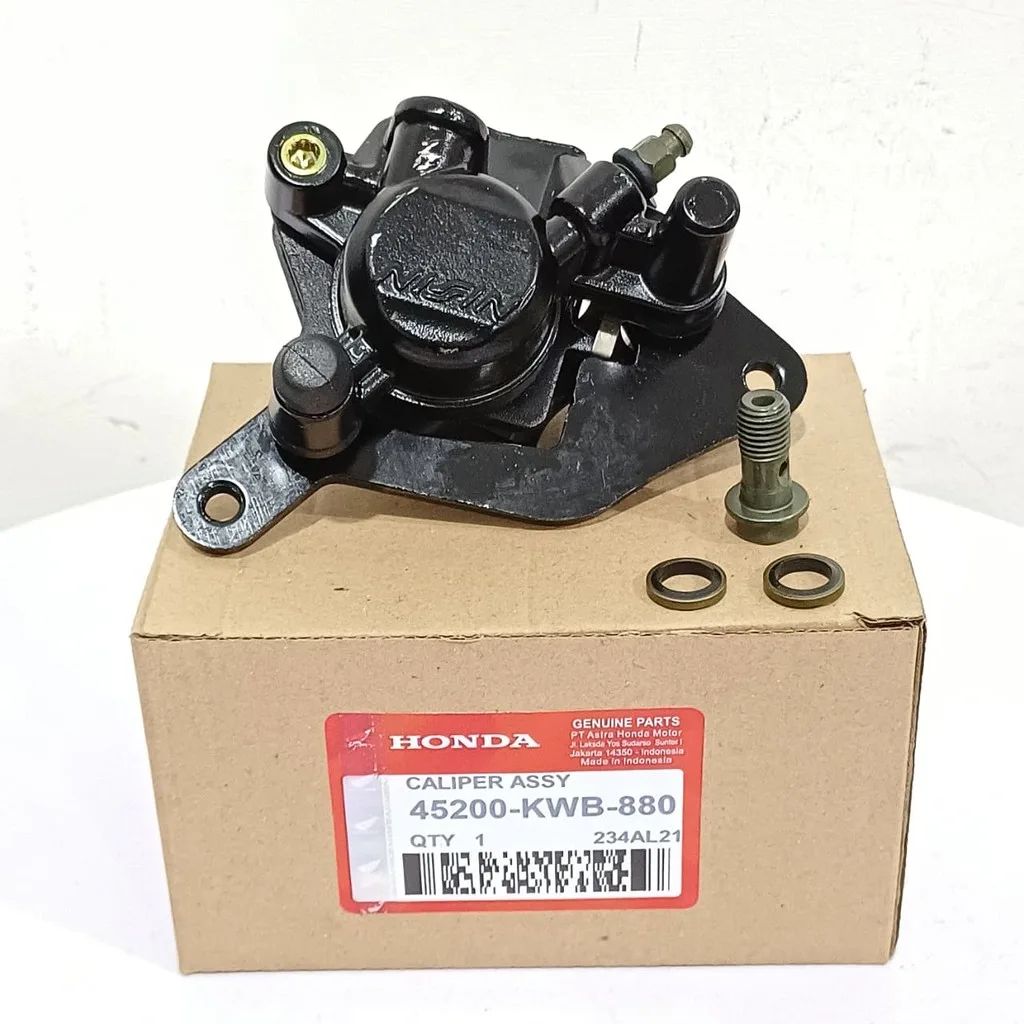 KALIPER CALIPER MASTER REM BAWAH ASSY KEPALA BABI DEPAN REVO ABSOLUTE BLADE KWB