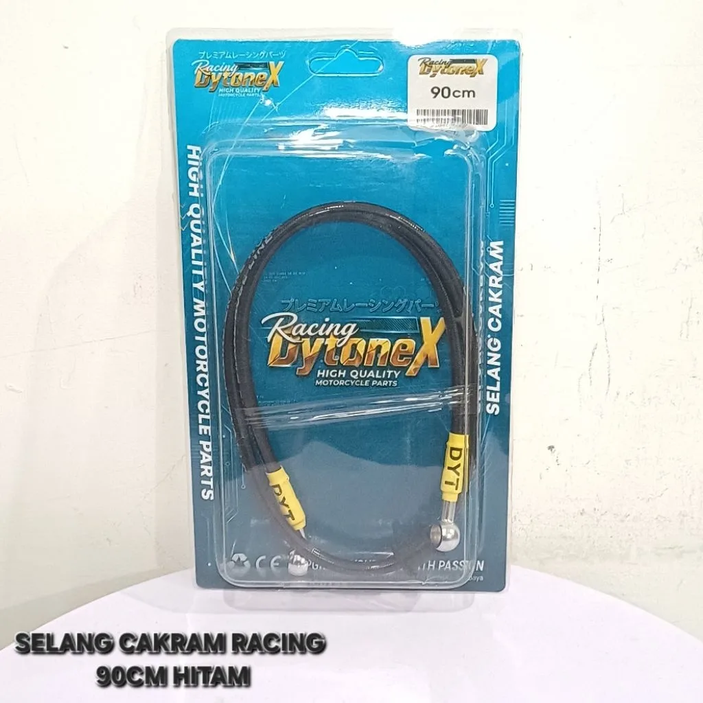 TALI KABEL SELANG REM CAKRAM RACING VARIASI 90 CM 90CM RACING HITAM