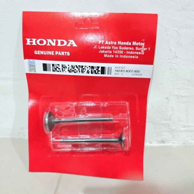 PAYUNG KLEP SET KLEPSET VALVE VARIO BEAT 110 KARBU KVY