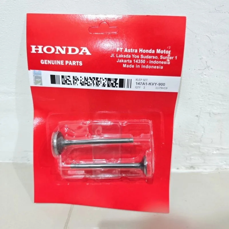 PAYUNG KLEP SET KLEPSET VALVE VARIO BEAT 110 KARBU KVY