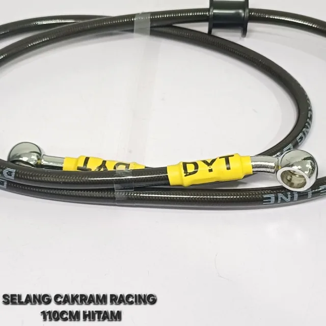 TALI KABEL SELANG REM CAKRAM RACING VARIASI 110 CM 110CM RACING HITAM