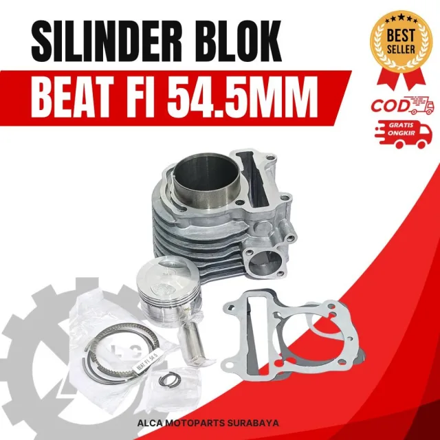 SILINDER BLOK SEHER BORING BORE UP BEAT FI 54,5MM