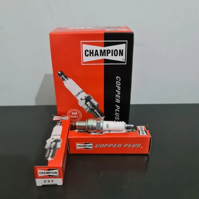 ISI 10 PC BUSI CHAMPION Z9Y GRAND MIO SUPRA JUPITER KEPALA PUTIH ANTI JAMUR PER KOTAK ISI 10 PC J1L-1-04