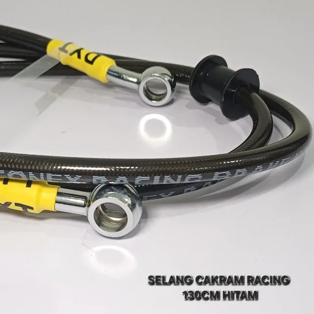 TALI KABEL SELANG REM CAKRAM RACING VARIASI 130 CM 130CM RACING HITAM