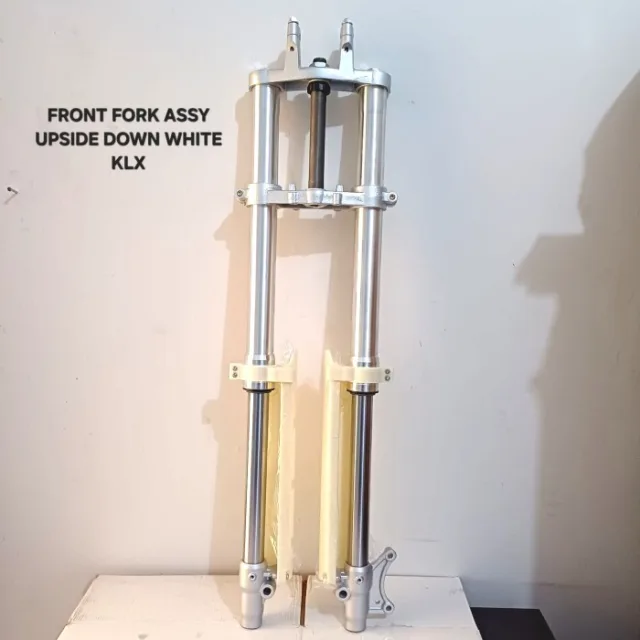 SILVER USD UP SIDE DOWN KLX 150 KLX150 TRAIL CROSS SILVER PUTIH
