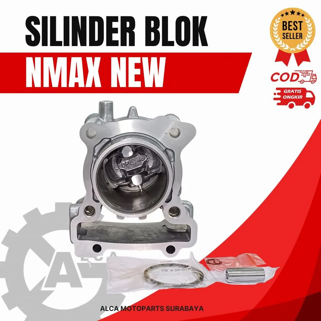 SILINDER BLOK SEHER ASSY SET PISTON NMAX N MAX NEW 155