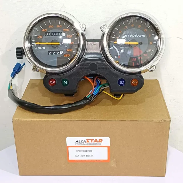 SPIDO SPEEDO METER SPEEDOMETER MOTOR RX KING RXKING NEW BLACK HITAM