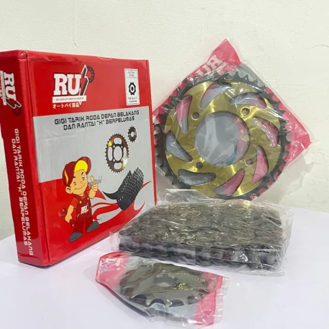 GIR GEAR PAKET GEAR SET RANTAI VEGA ZR JUPITER Z NEW ROBOT Z1 40T 15T 428H 108