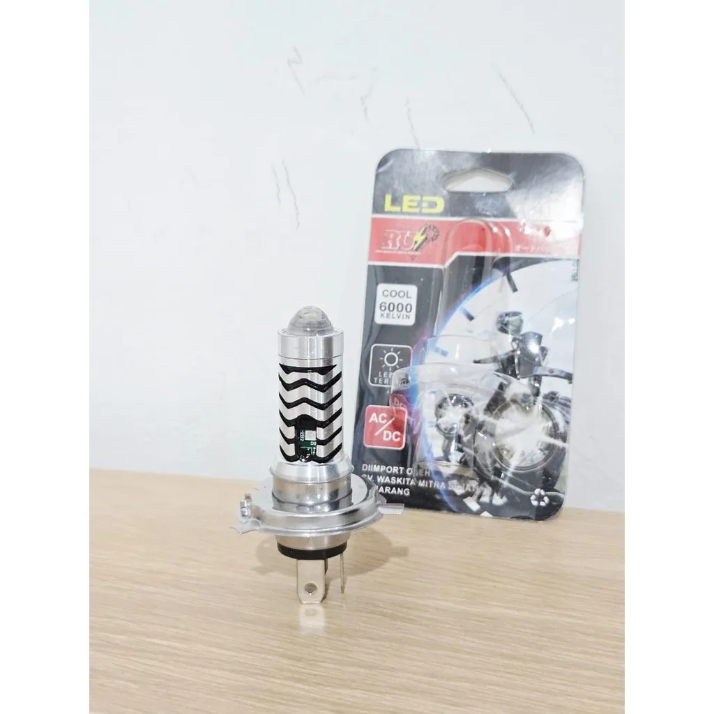 BOHLAM BOLAM DOP LAMPU DEPAN LED T19 MOTOR BEBEK PROYEKTOR