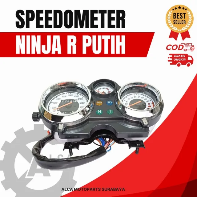 PUTIH SPIDO SPEEDO METER SPEEDOMETER MOTOR NINJA R SS PUTIH WHITE