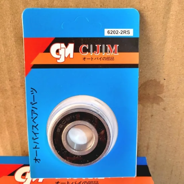 ISI 10 PC CJM LAHER BEARING PRESS 6202 2RS CJM PER KOTAK ISI 10 PC