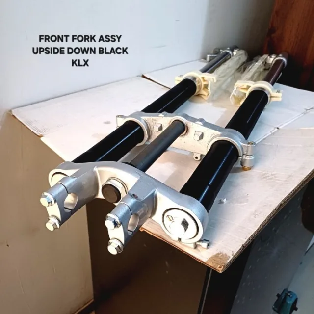 HITAM USD UP SIDE DOWN KLX 150 KLX150 TRAIL CROSS BLACK HITAM