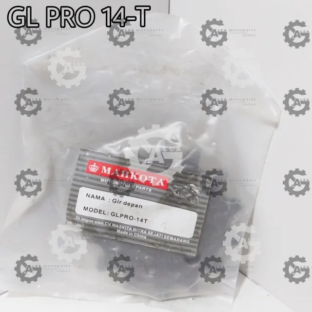 HRG PER 2 BIJI GEAR DEPAN GIR DEPAN GL PRO NEWTECH DLL 10T - 16T GL PRO 14T HARGA UNTUK 2 BIJI