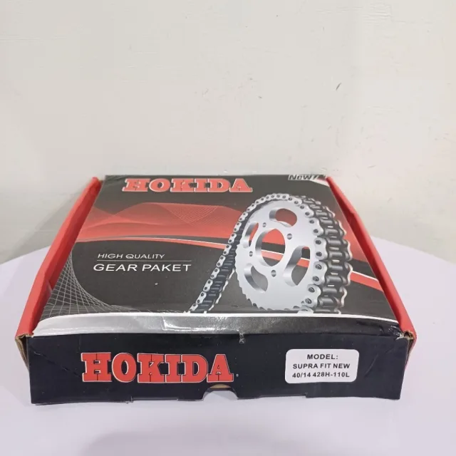 HOKIDA GIR GEAR PAKET SET SUPRA FIT NEW 40T 14T 110 HOKIDA