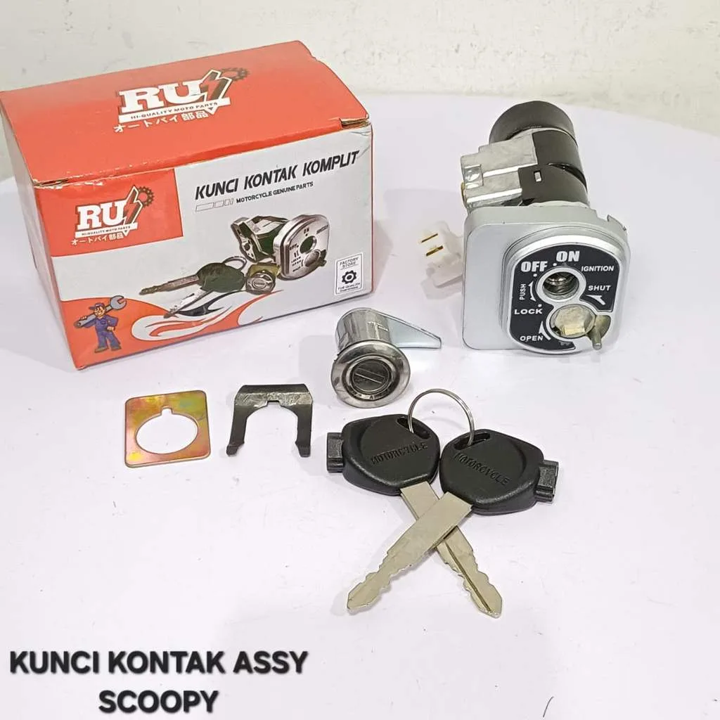 KUNCI KONTAK ASSY SET JOK RUI SCOOPY KARBU LAMA