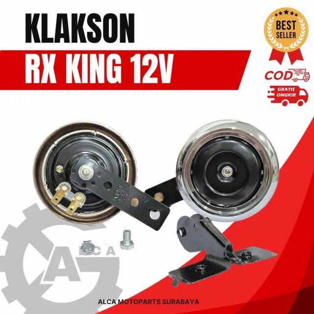 KLAKSON KLASON HORN 12V RX KING RXKING NEW 1 SET KIRI KANAN