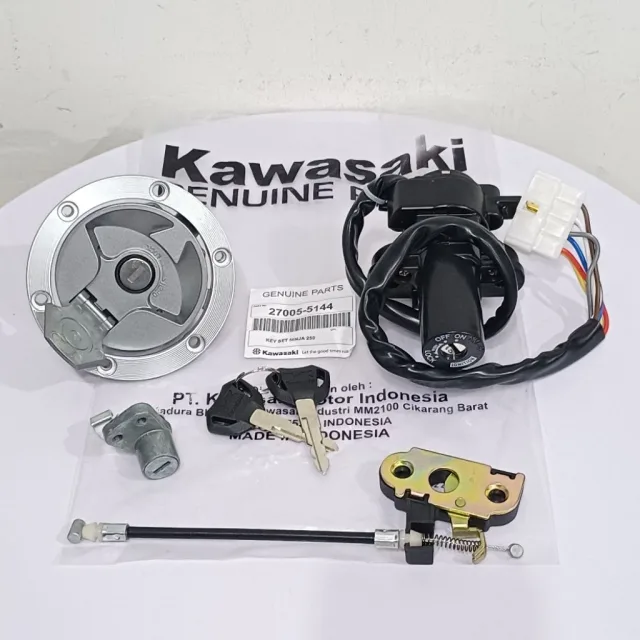 KUNCI KONTAK ASSY SET JOK TANGKI GRADE A NINJA 250 FI INJECTION KARBU 5144