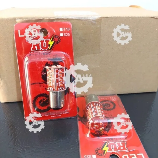 DOP LAMPU BOHLAM LED STOP REM LED 30 MATA RUNNING WARNA MERAH