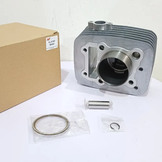 CYLINDER SILINDER BLOK SEHER ASSY SET PISTON KIT KLX 150 58 MM 58MM