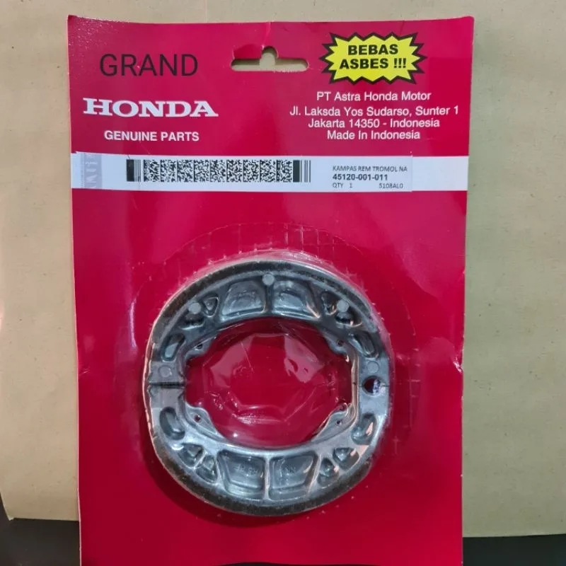 KAMPAS REM TROMOL BELAKANG HONDA GRAND SUPRA X FIT KHARISMA REVO FI