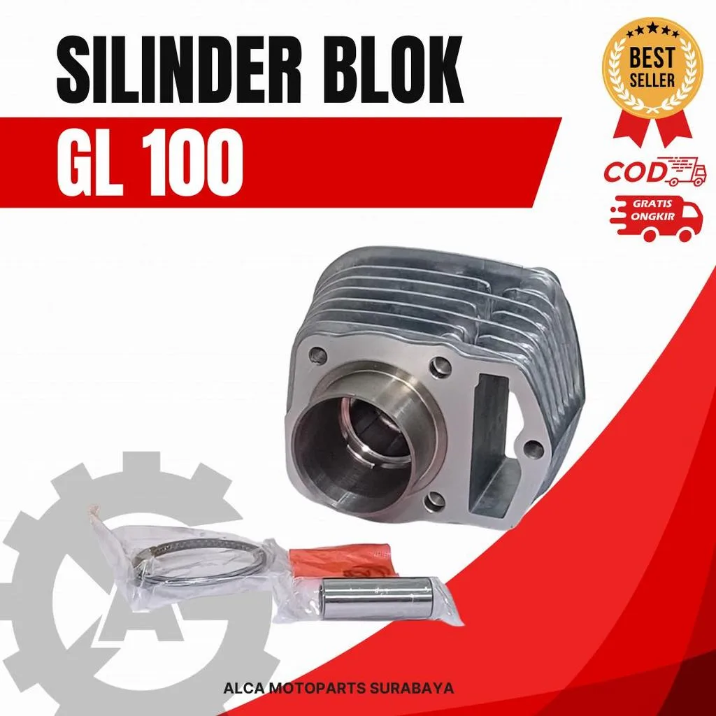 SILINDER BLOK SEHER ASSY SET PISTON GL 100 GL100