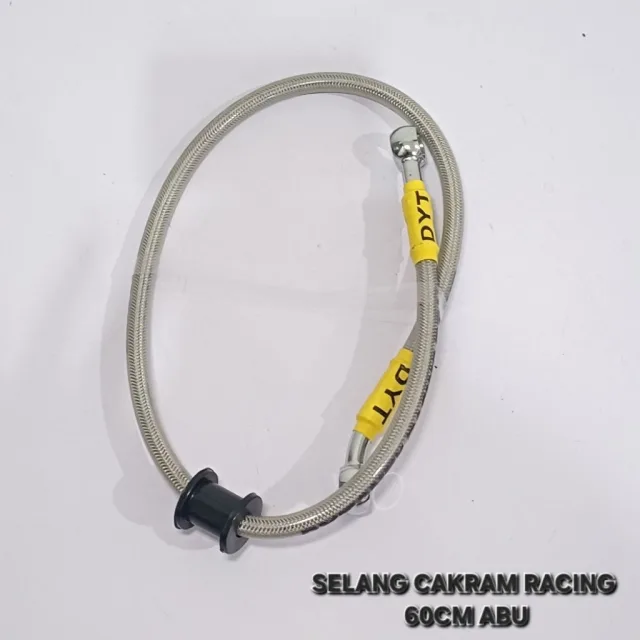 TALI KABEL SELANG REM CAKRAM RACING VARIASI 60 CM 60CM RACING ABU ABU