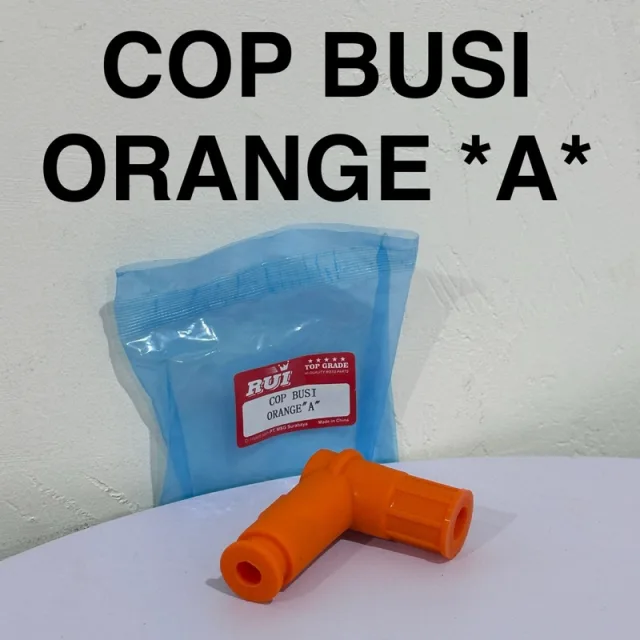 GRADE A TUTUP COP BUSI CANGKLONG BUSI WARNA ORANGE GEMUK TEBAL GRADE A