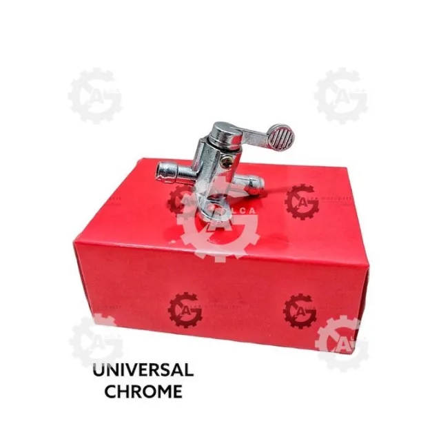 HRG PER 2 BIJI KRAN BENSIN MOTOR UNIVERSAL DIRAL DAN CHROME
