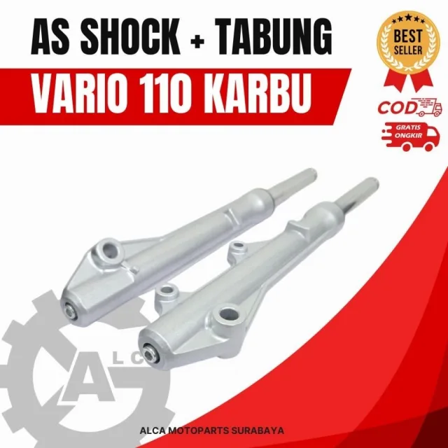 AS SHOCK SKOK DEPAN PLUS TABUNG BEAT KARBU VARIO 110