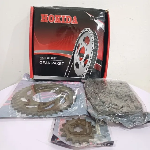 HOKIDA GIR GEAR PAKET SET JUPITER MX OLD LAMA 39T 15T 112 HOKIDA