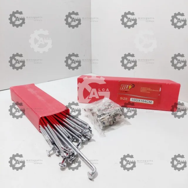 JARI JARI RUJI SPOKE CHROME MOTOR UK 10 X 89 120 154 157 159 164 184