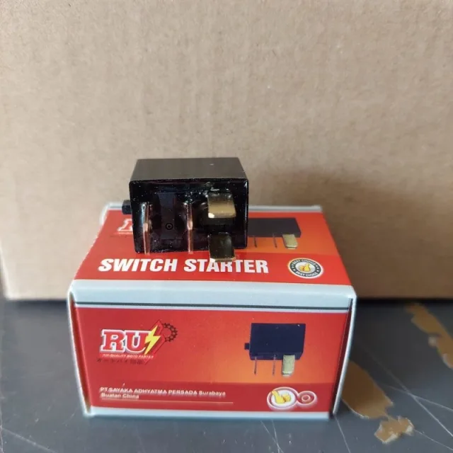 BENDIK RELAY SWITCH STATER STARTER BIRU KAKI 4 KAKI KECIL 12V DENSO