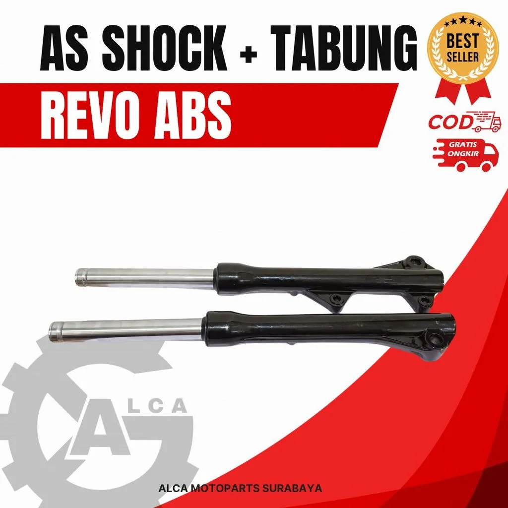 AS SHOCK SKOK DEPAN PLUS TABUNG REVO ABSOLUTE ABS BLADE 110 KARBU