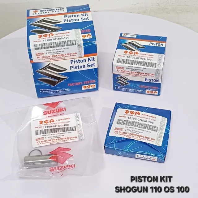 PISTON SEHER KIT SET RING PEN PISTON SHOGUN 110 KEBO LAMA OS 100 1.00 07H00