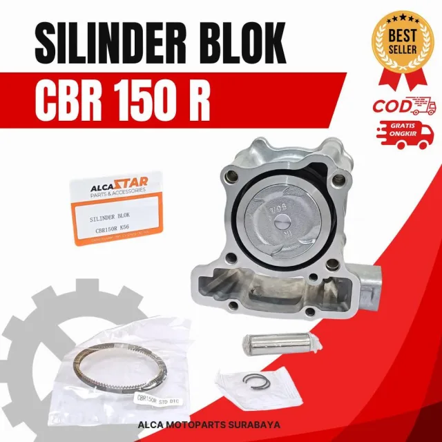CYLINDER SILINDER BLOK SEHER ASSY CBR 150 CBR150 R LED SONIC NEW K56