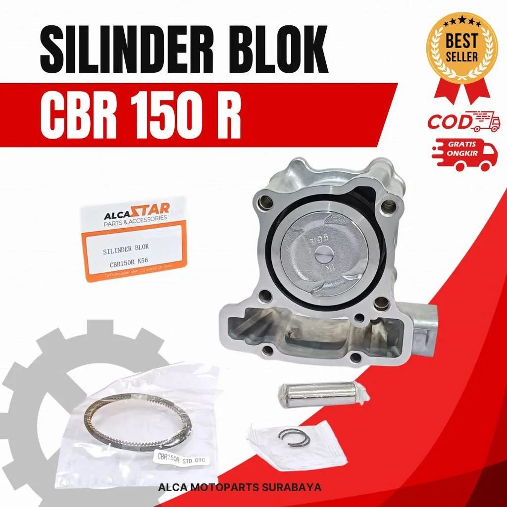 CYLINDER SILINDER BLOK SEHER ASSY CBR 150 CBR150 R LED SONIC NEW K56