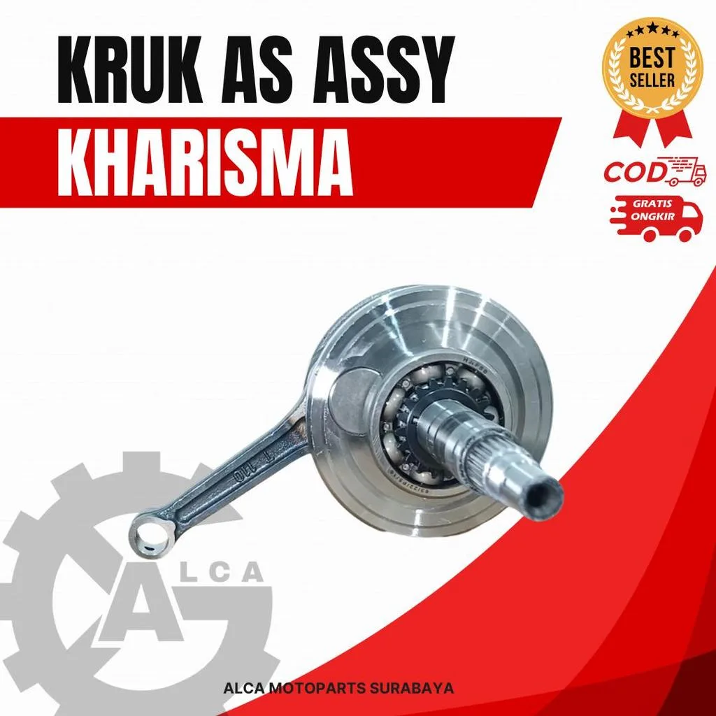 KRUK AS KREK AS ASSY CRANK SHAFT BANDUL KHARISMA SUPRA X 125 KARBU