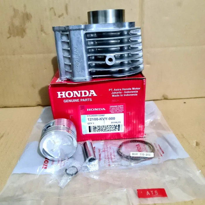 CYLINDER SILINDER BLOK SEHER SET PISTON KIT BEAT LAMA SCOOPY SPACY KARBU KVY J1L-2-06