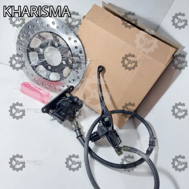CAKRAM SET DEPAN SATU SET DISCBRAKE ASSY KHARISMA