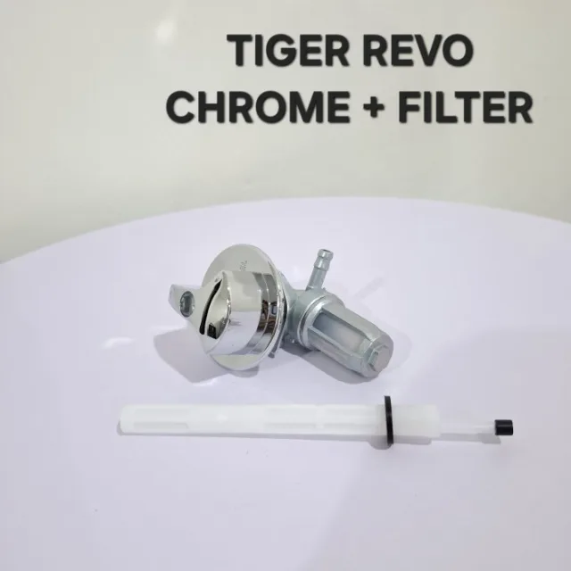 CHROME KERAN KRAN BENSIN TIGER REVO TIGER NEW PLUS FILTER BENSIN CHROME CROM