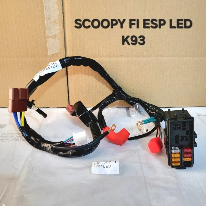 KABEL AKI ACCU BATERAI BODY RUMAH SEKRING SET SCOOPY FI ESP LED DONUT K93