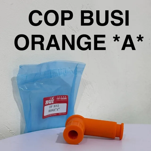 GRADE A TUTUP COP BUSI CANGKLONG BUSI WARNA ORANGE GEMUK TEBAL GRADE A