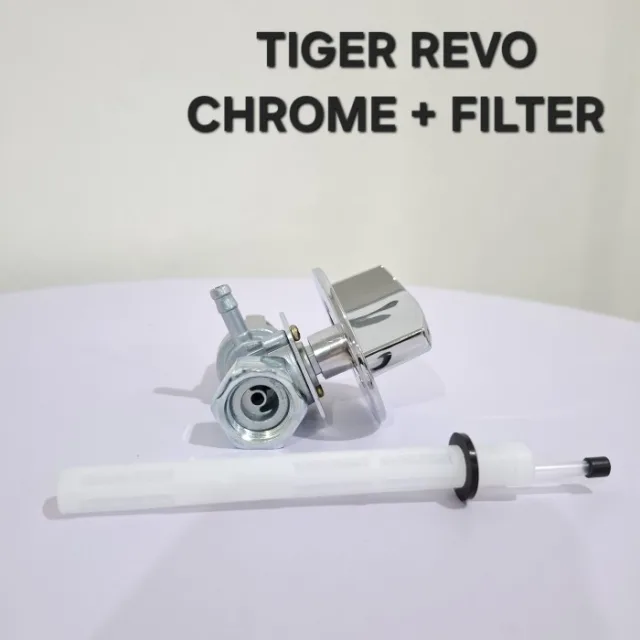 CHROME KERAN KRAN BENSIN TIGER REVO TIGER NEW PLUS FILTER BENSIN CHROME CROM