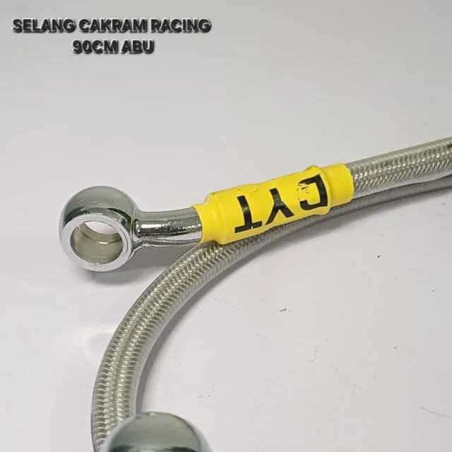 TALI KABEL SELANG REM CAKRAM RACING VARIASI 90 CM 90CM RACING ABU ABU