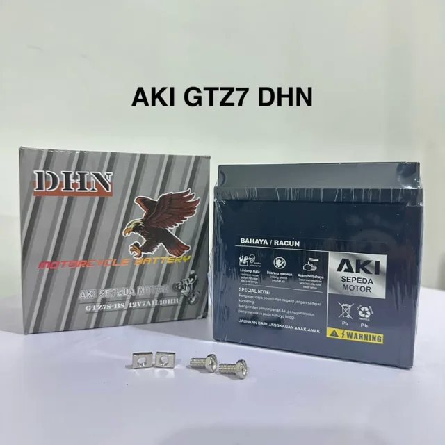 DHN ACCU AKI FULL KERING DHN GTZ7 S GTZ7S YTZ7S 7AH SATRIA FU DHN