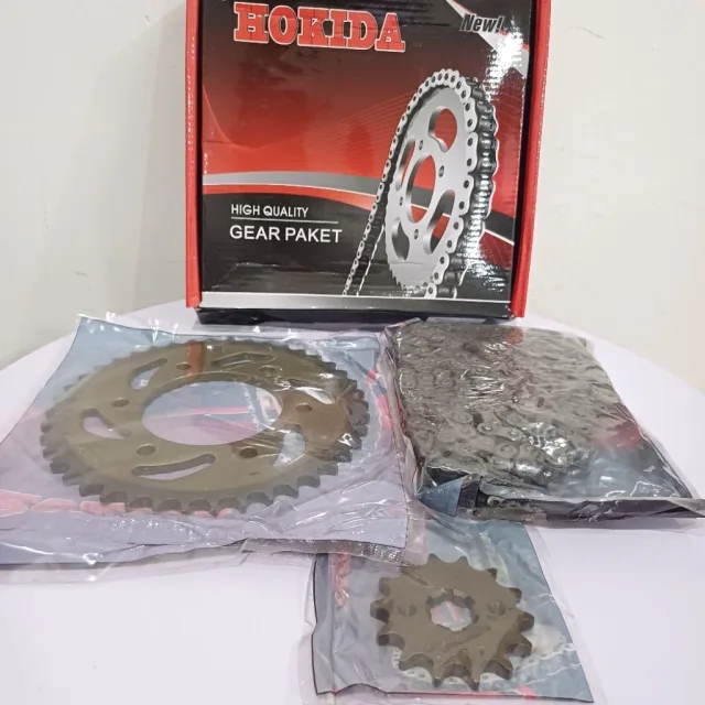 HOKIDA GIR GEAR PAKET SET VIXION OLD LAMA 42T 14T 120 HOKIDA