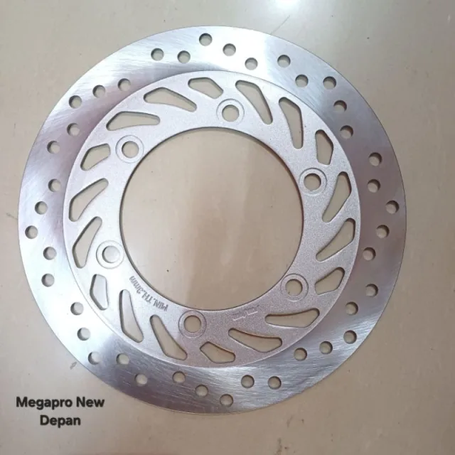 PIRINGAN CAKRAM DEPAN A MEGAPRO NEW VERZA SUNSTAR TEBAL ANTI KARAT
